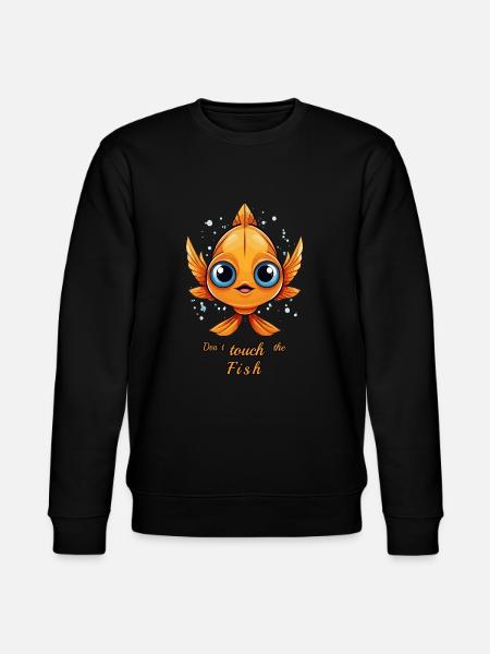 Sweet Fish - Stanley/Stella CHANGER Unisex Organic Sweatshirt - black