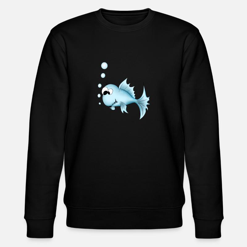 poisson - Sweat bio CHANGER Stanley/Stella Unisexe - noir