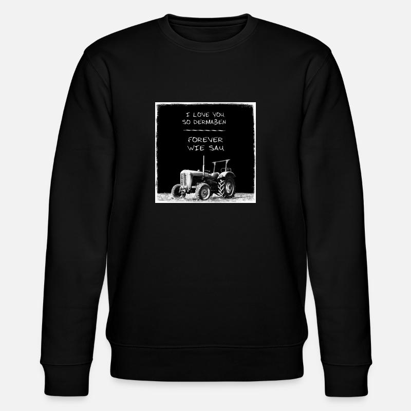 J'aime mon tracteur - Sweat bio CHANGER Stanley/Stella Unisexe - noir