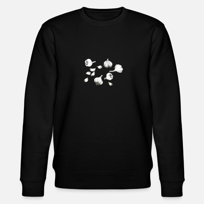 Knoblauch - Stanley/Stella Unisex Bio-Sweatshirt CHANGER  - Schwarz