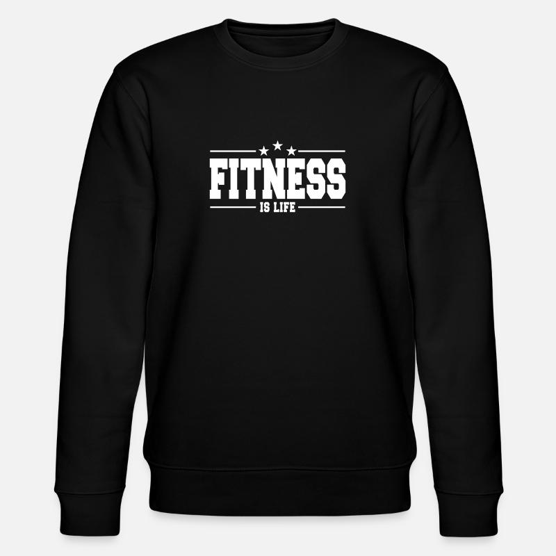 fitness is life 1 - Sweat bio CHANGER Stanley/Stella Unisexe - noir