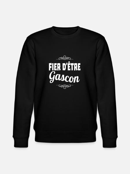 fier d'être gascon - Sweat bio CHANGER Stanley/Stella Unisexe - noir