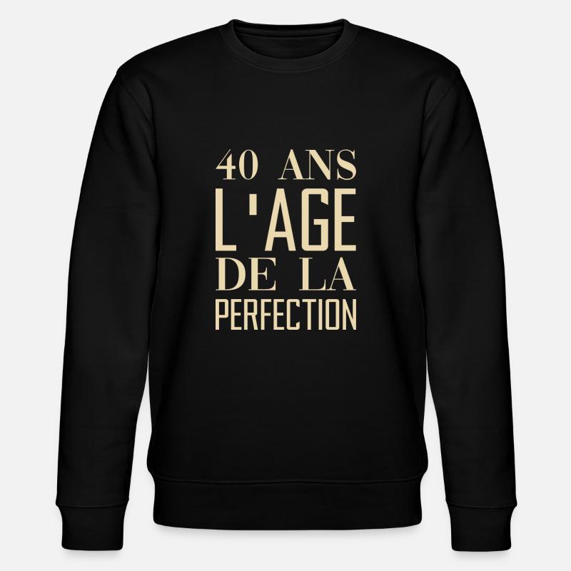 40 ans anniversaire - Sweat bio CHANGER Stanley/Stella Unisexe - noir