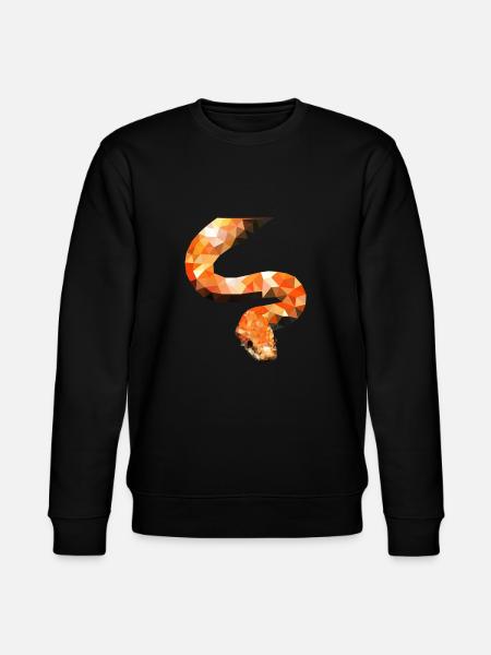 Majs slange slange krybdyr terraristics gave - Stanley/Stella økologisk unisex-sweatshirt CHANGER  - sort