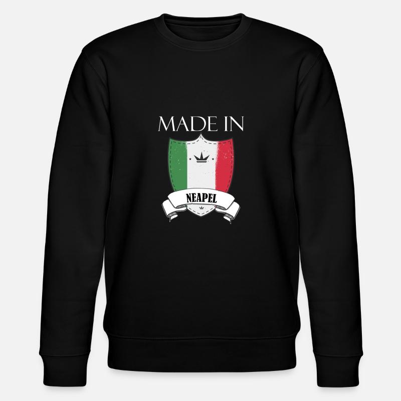 Made in Naples - Sweat bio CHANGER Stanley/Stella Unisexe - noir