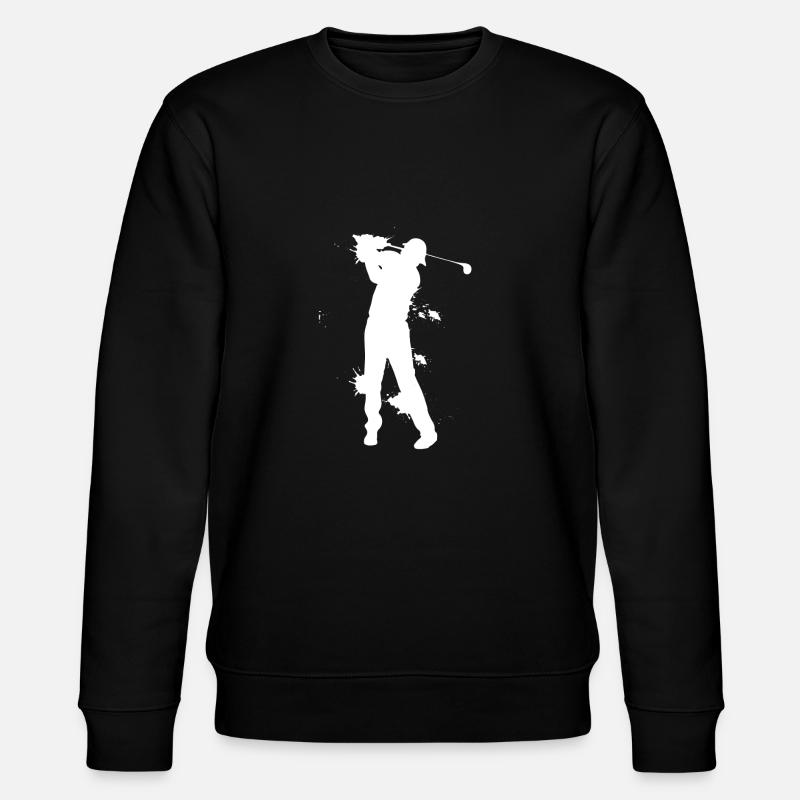 Golfer Coup de golf - Sweat bio CHANGER Stanley/Stella Unisexe - noir