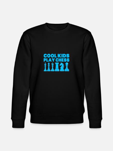 Cool Kids Play Chess - Stanley/Stella CHANGER Unisex Organic Sweatshirt - black