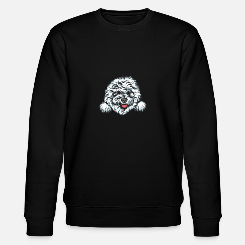 Bichon Frise - Stanley/Stella Unisex Bio-Sweatshirt CHANGER  - Schwarz