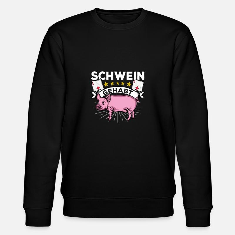 Doppelkopf - Stanley/Stella Unisex Bio-Sweatshirt CHANGER  - Schwarz