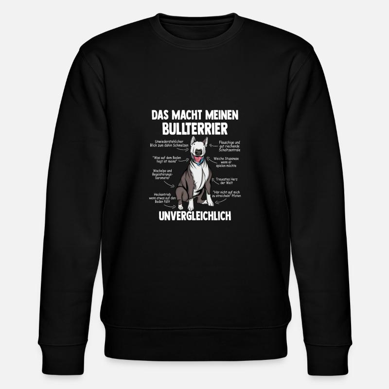 Bullterrier - Stanley/Stella Unisex Bio-Sweatshirt CHANGER  - Schwarz