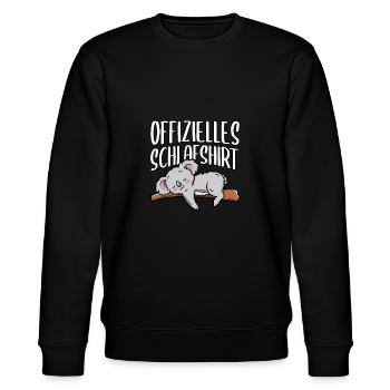 Koala - Stanley/Stella Unisex Bio-Sweatshirt CHANGER  - Schwarz - Vorne - Nik (191cm) & Marisol (170cm)