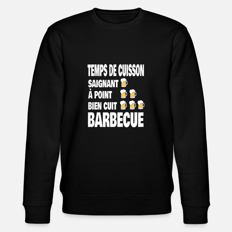 temps de cuisson - Sweat bio CHANGER Stanley/Stella Unisexe - noir