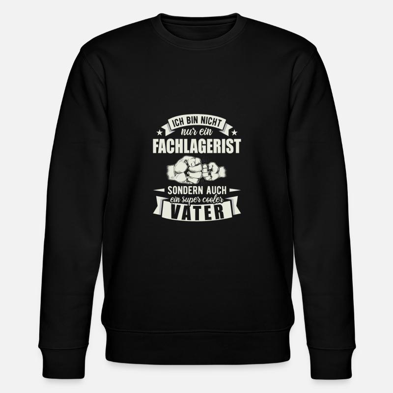 Fachlagerist - Stanley/Stella Unisex Bio-Sweatshirt CHANGER  - Schwarz