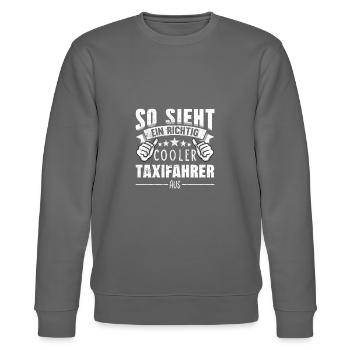Taxifahrer - Stanley/Stella Unisex Bio-Sweatshirt CHANGER  - Burgunderrot - Vorne - Nik (191cm) & Marisol (170cm)