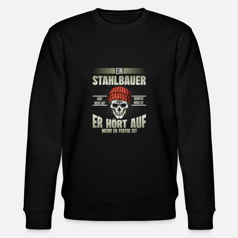Stahlbauer Metallbauer - Stanley/Stella Unisex Bio-Sweatshirt CHANGER  - Schwarz