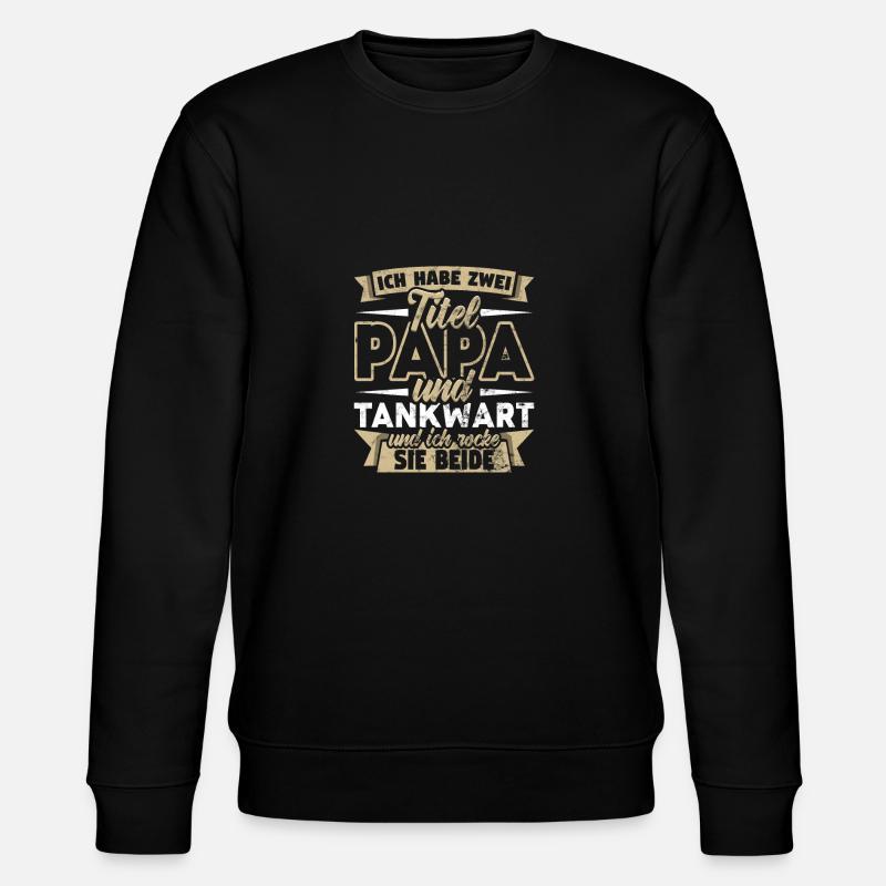 Tankwart - Stanley/Stella Unisex Bio-Sweatshirt CHANGER  - Schwarz