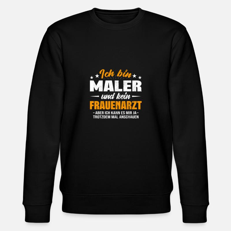 Maler - Stanley/Stella Unisex Bio-Sweatshirt CHANGER  - Schwarz