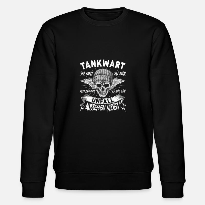 Tankwart - Stanley/Stella Unisex Bio-Sweatshirt CHANGER  - Schwarz
