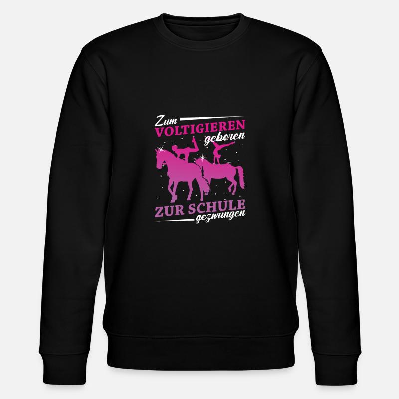 Voltigieren - Stanley/Stella Unisex Bio-Sweatshirt CHANGER  - Schwarz