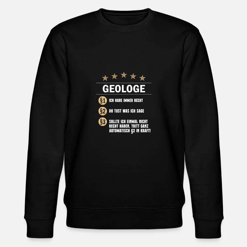Geologe Paragraph - Stanley/Stella Unisex Bio-Sweatshirt CHANGER  - Schwarz