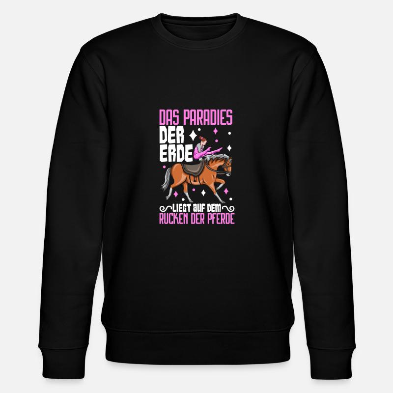 Voltigieren - Stanley/Stella Unisex Bio-Sweatshirt CHANGER - Schwarz