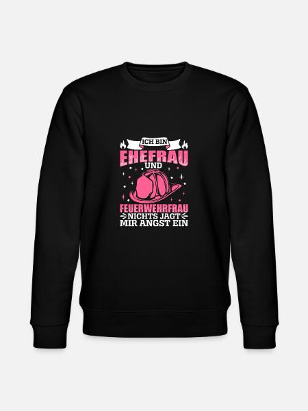 Feuerwehr - Stanley/Stella Unisex Bio-Sweatshirt CHANGER  - Schwarz