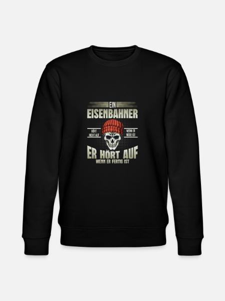 Eisenbahner - Stanley/Stella Unisex Bio-Sweatshirt CHANGER - Schwarz