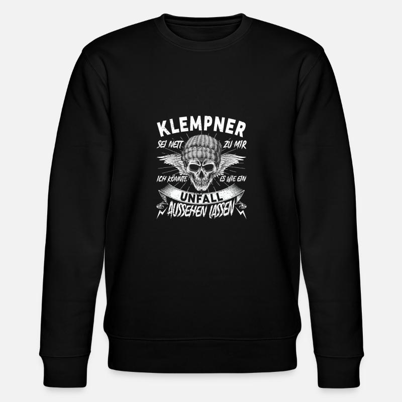 Klempner - Stanley/Stella Unisex Bio-Sweatshirt CHANGER  - Schwarz