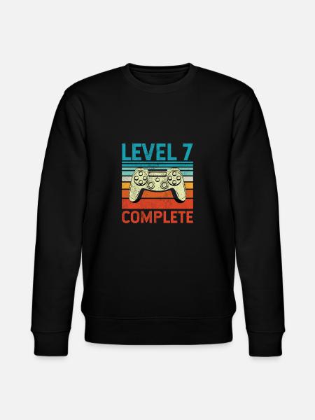 Level 7 Complete - Stanley/Stella CHANGER Unisex Organic Sweatshirt - black