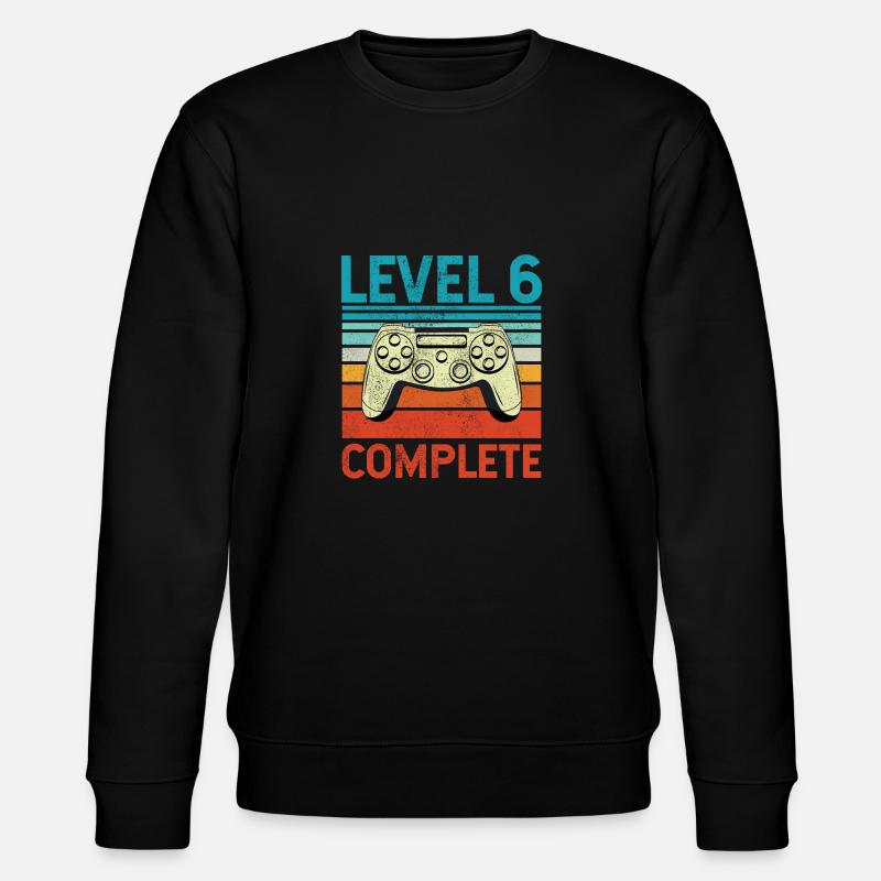 Level 6 Complete - Stanley/Stella Unisex Bio-Sweatshirt CHANGER  - Schwarz