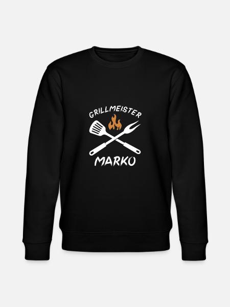 Grillmeister Marko - Stanley/Stella Unisex Bio-Sweatshirt CHANGER  - Schwarz