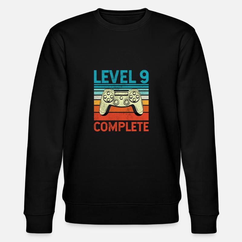 Level 9 Complete - Stanley/Stella CHANGER Unisex Organic Sweatshirt - black