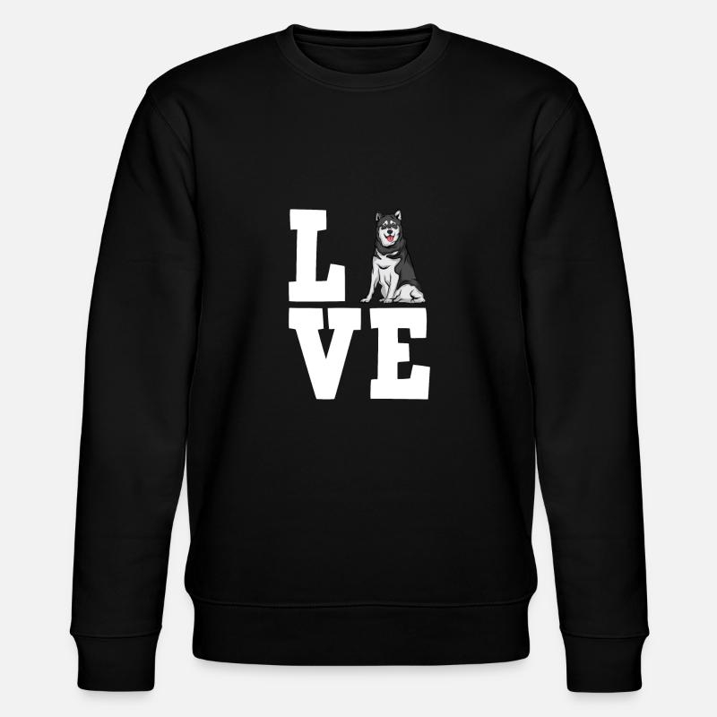 Alaska Malamute Chiens Cadeaux - Sweat bio CHANGER Stanley/Stella Unisexe - noir