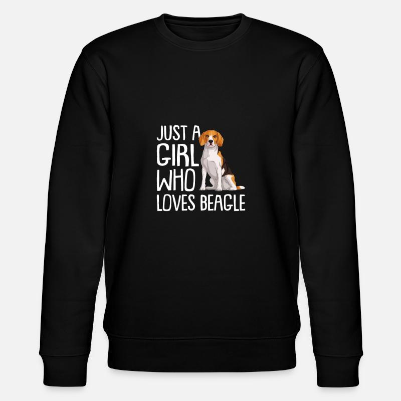 Beagle Chiens Cadeaux - Sweat bio CHANGER Stanley/Stella Unisexe - noir