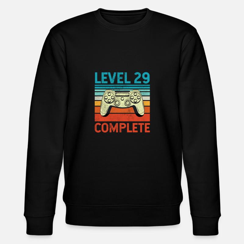 Level 29 Complete - Stanley/Stella CHANGER Unisex Organic Sweatshirt - black