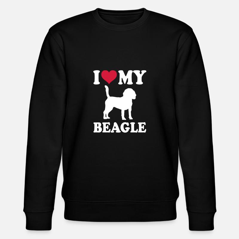Beagle Chiens Cadeaux - Sweat bio CHANGER Stanley/Stella Unisexe - noir