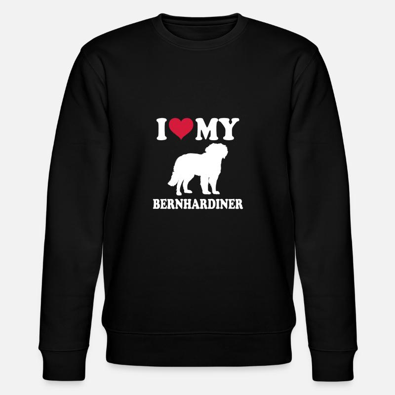 Chiens cadeaux Saint-Bernard - Sweat bio CHANGER Stanley/Stella Unisexe - noir