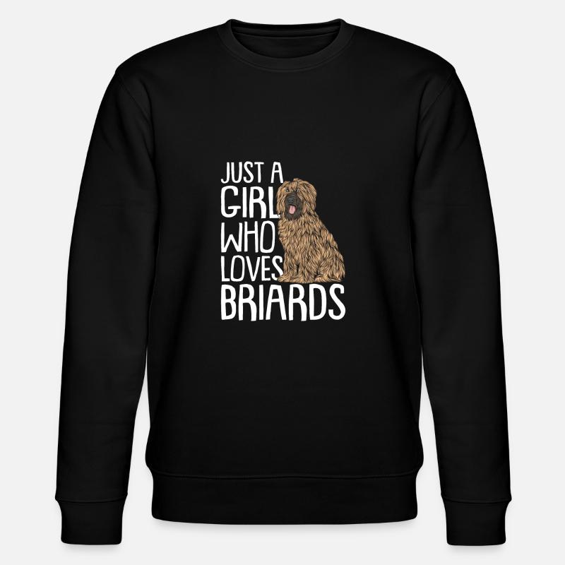 Briard Gift Dogs - Sweat bio CHANGER Stanley/Stella Unisexe - noir