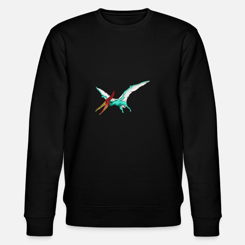 Pteranodon Dinosaur Children Dino Gift - Stanley/Stella CHANGER Unisex Organic Sweatshirt - black
