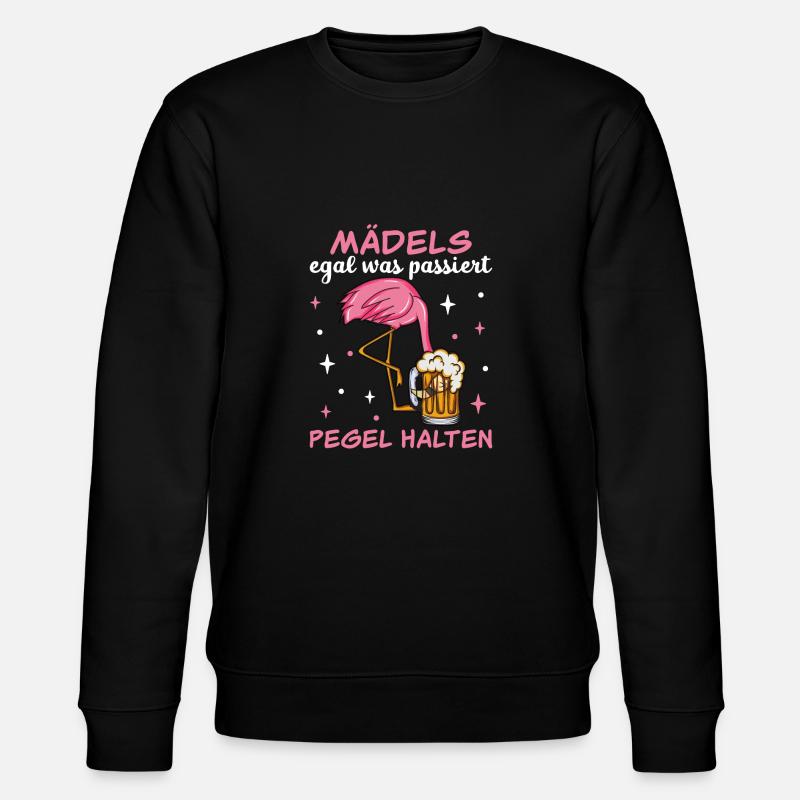 Flamingo JGA - Stanley/Stella Unisex Bio-Sweatshirt CHANGER  - Schwarz