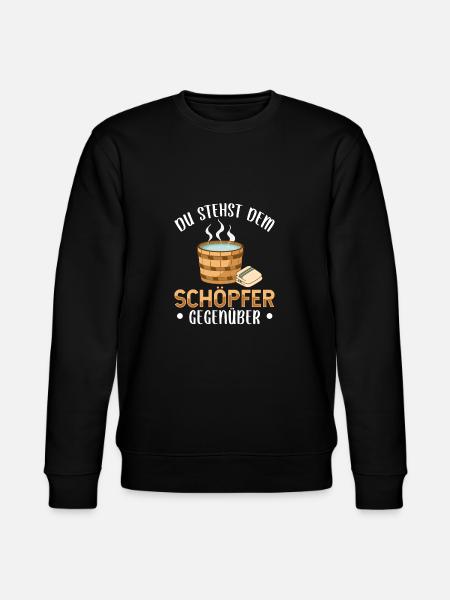 Sauna - Stanley/Stella Unisex Bio-Sweatshirt CHANGER  - Schwarz