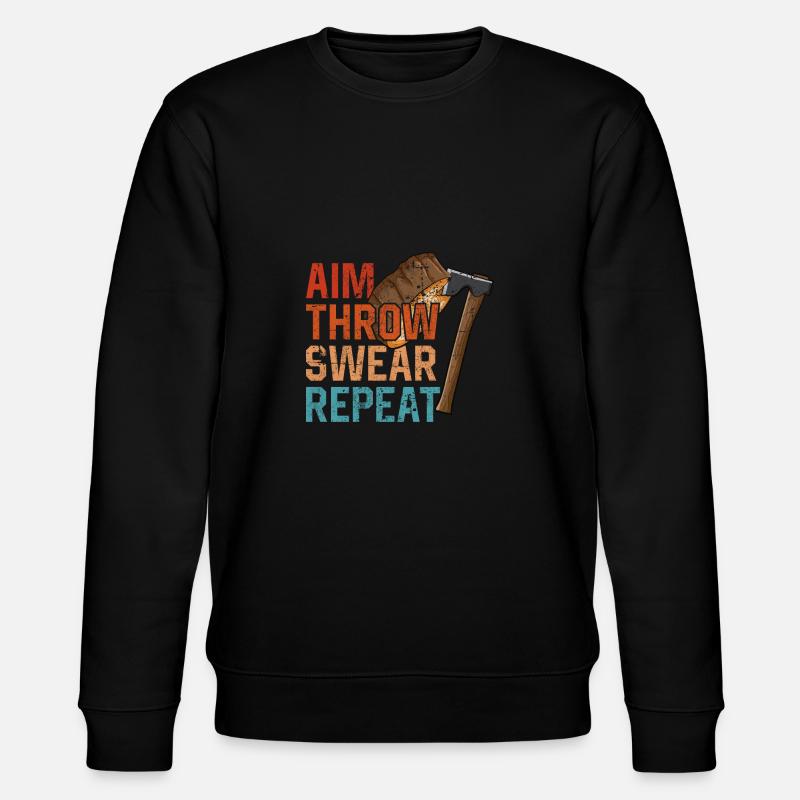 Lancer une hache - Sweat bio CHANGER Stanley/Stella Unisexe - noir