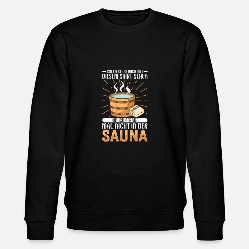 Sauna - Stanley/Stella Unisex Bio-Sweatshirt CHANGER - Schwarz