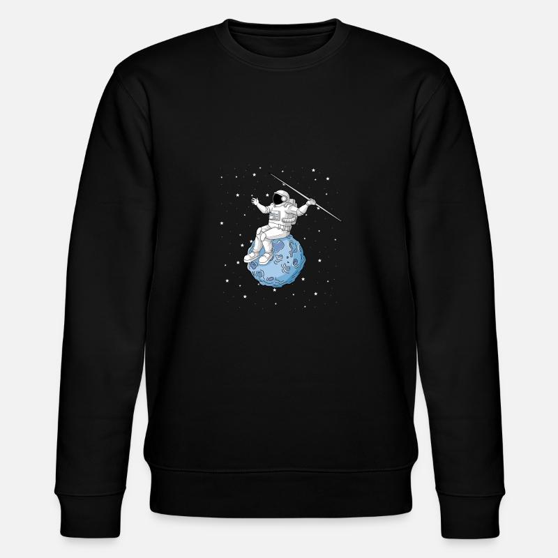 Speerwurfstrecker Leichtathletik Speerwerfer - Stanley/Stella Unisex Bio-Sweatshirt CHANGER - Schwarz