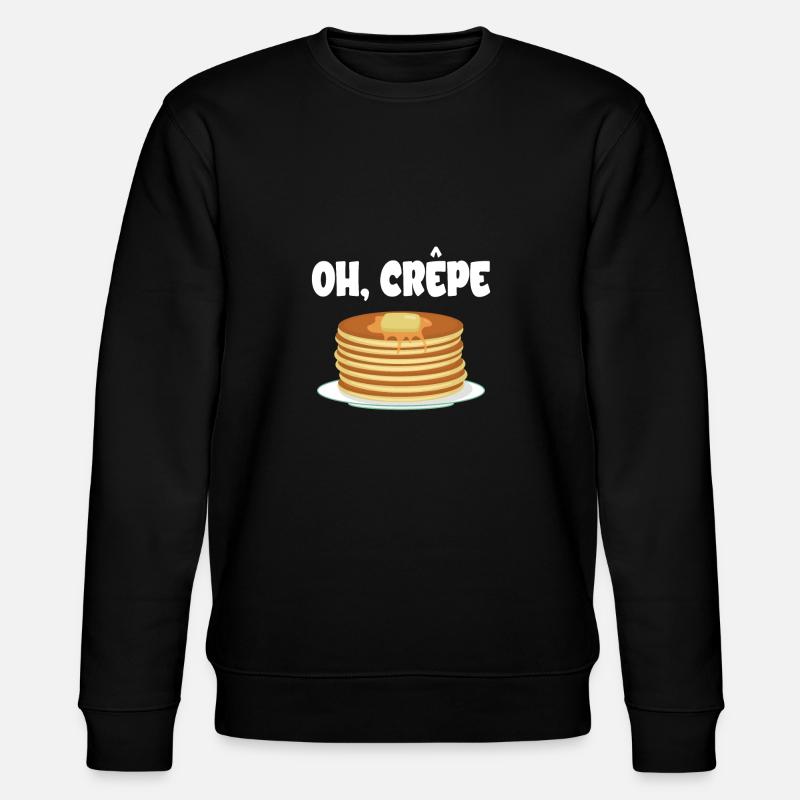 Pancakes - Stanley/Stella Unisex Bio-Sweatshirt CHANGER - Schwarz