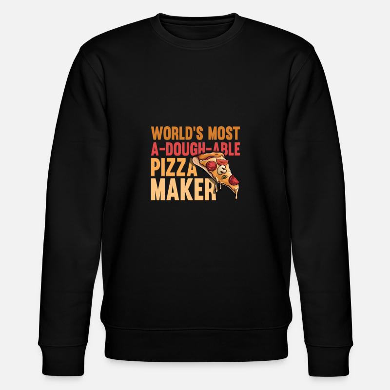 Pizza Baker Faites votre propre pizza - Sweat bio CHANGER Stanley/Stella Unisexe - noir