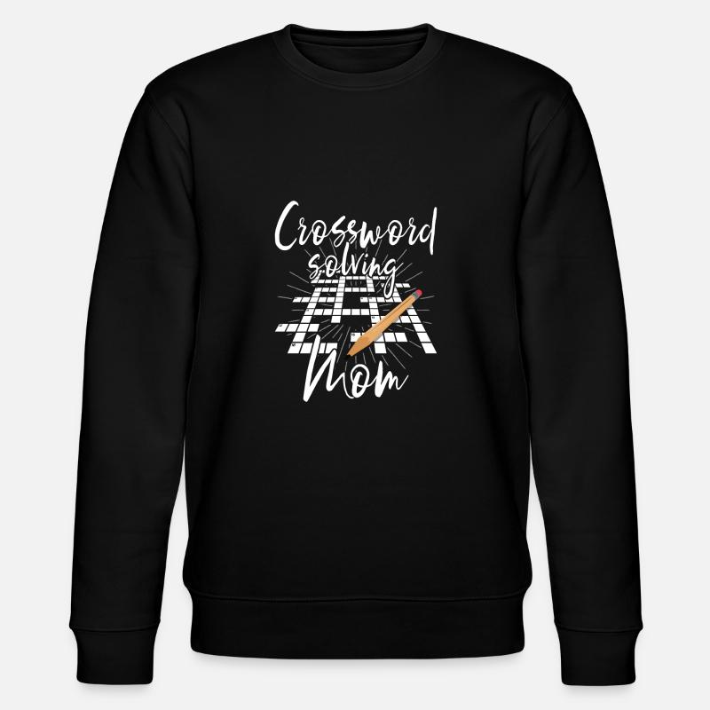 Solve crossword puzzles - Stanley/Stella CHANGER Unisex Organic Sweatshirt - black