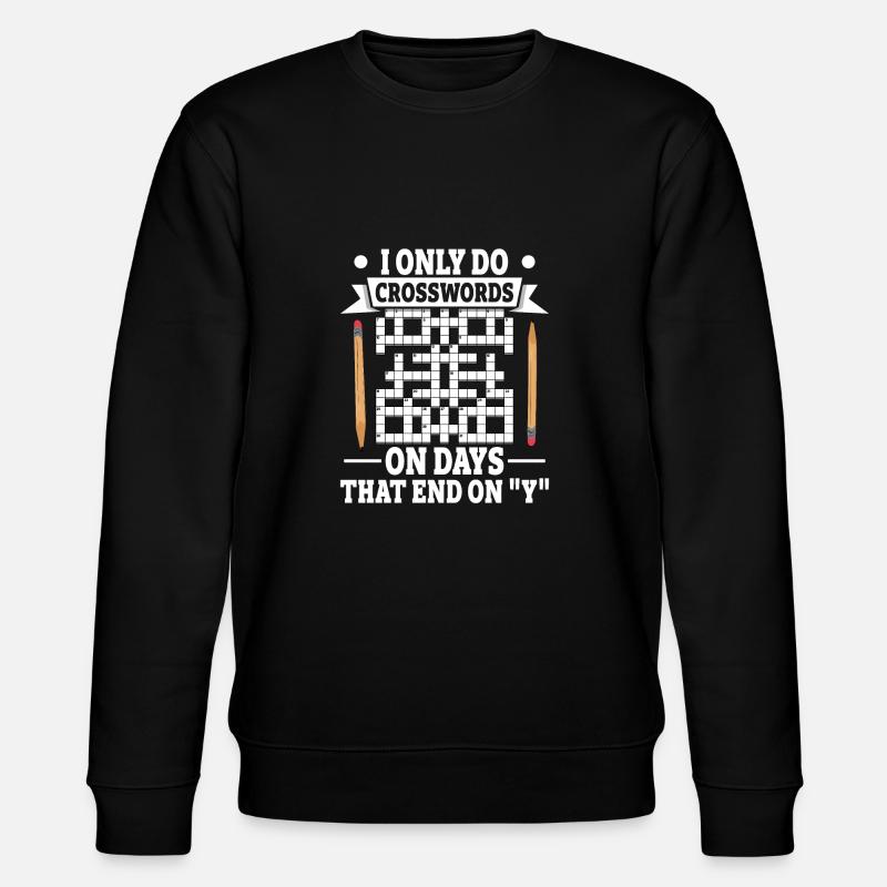 Résoudre des mots croisés - Sweat bio CHANGER Stanley/Stella Unisexe - noir