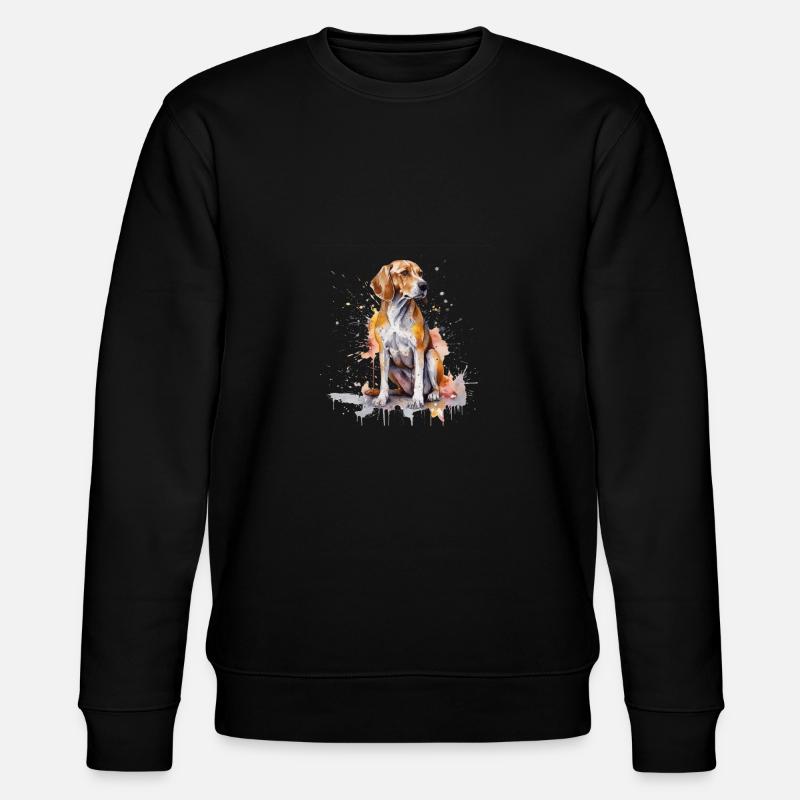 American Foxhound - Stanley/Stella Unisex Bio-Sweatshirt CHANGER  - Schwarz