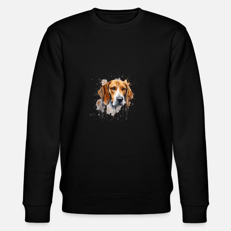 American Foxhound - Stanley/Stella Unisex Bio-Sweatshirt CHANGER  - Schwarz